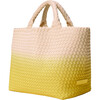 Women's St. Barths Medium Handwoven Tote Dip Dyed, Ginkgo - OS - Bags - 2