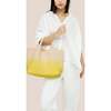 Women's St. Barths Medium Handwoven Tote Dip Dyed, Ginkgo - OS - Bags - 5