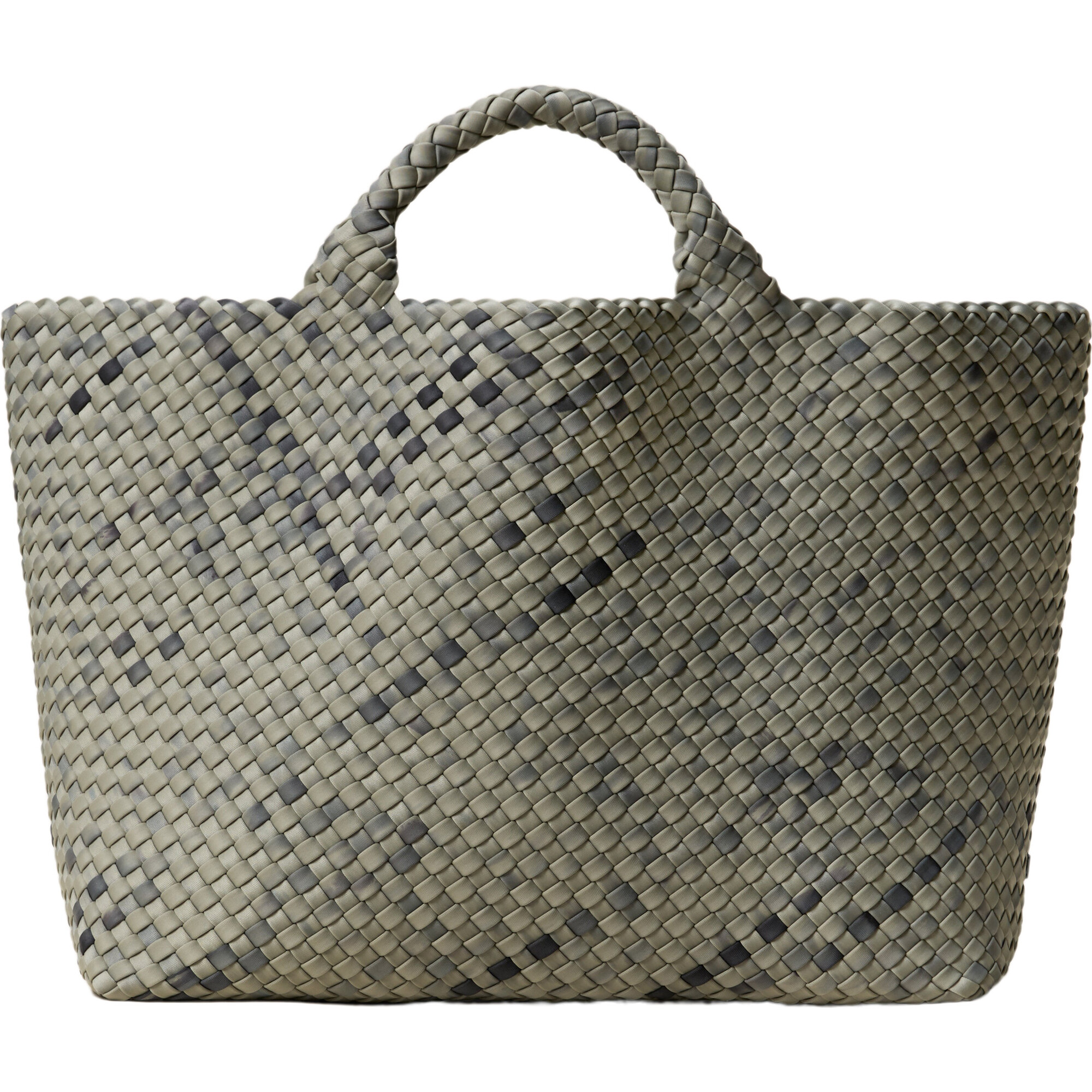 Women's St. Barths Large Handwoven Tote Watercolor, Neptune