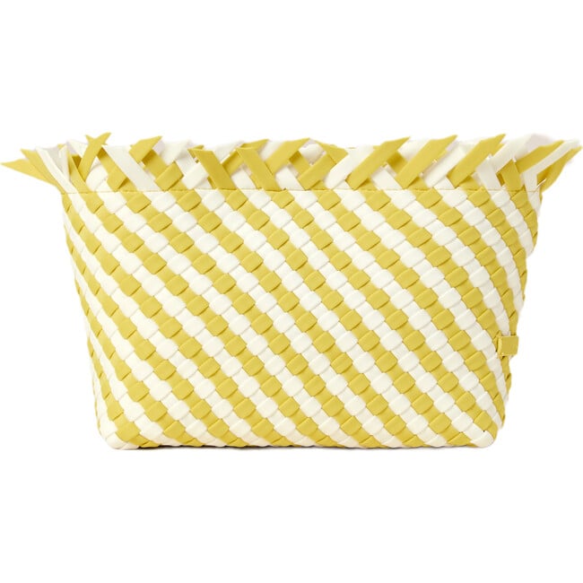 Women's Havana Hand-Woven Neoprene Magnetic Snap Clutch Bag, Soleil