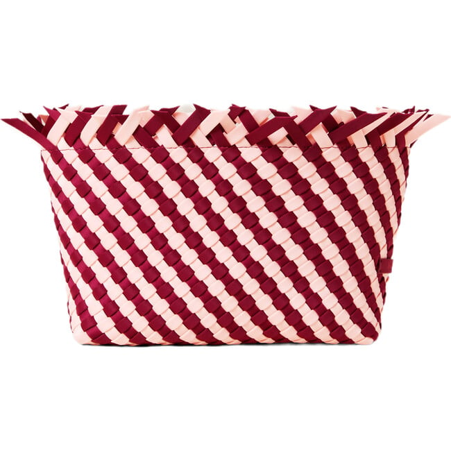 Women's Havana Hand-Woven Neoprene Magnetic Snap Clutch Bag, Jaipur