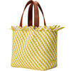 Women's Havana Hand-Woven Neoprene Magnetic Snap Medium Tote, Soleil - Bags - 2