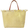 Women's Havana Hand-Woven Neoprene Magnetic Snap Large Tote, Soleil - Bags - 1 - thumbnail