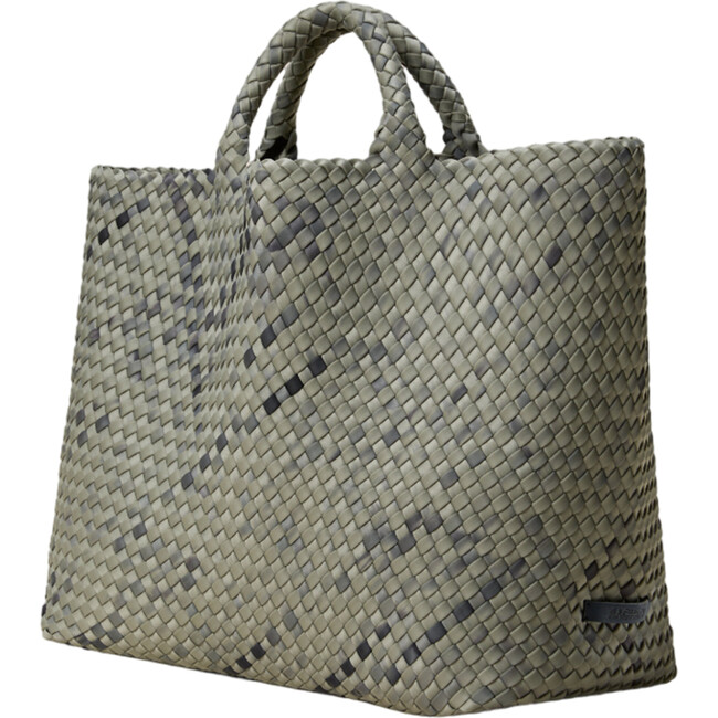 Women's St. Barths Watercolor Hand-Woven Neoprene Large Tote, Neptune - Bags - 2