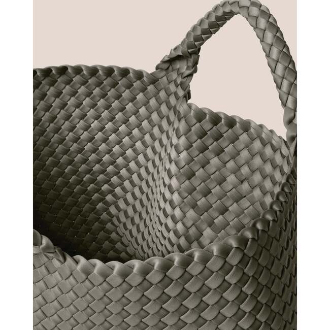 Women's St. Barths Hand-Woven Neoprene Medium Tote, Laurel - Bags - 3