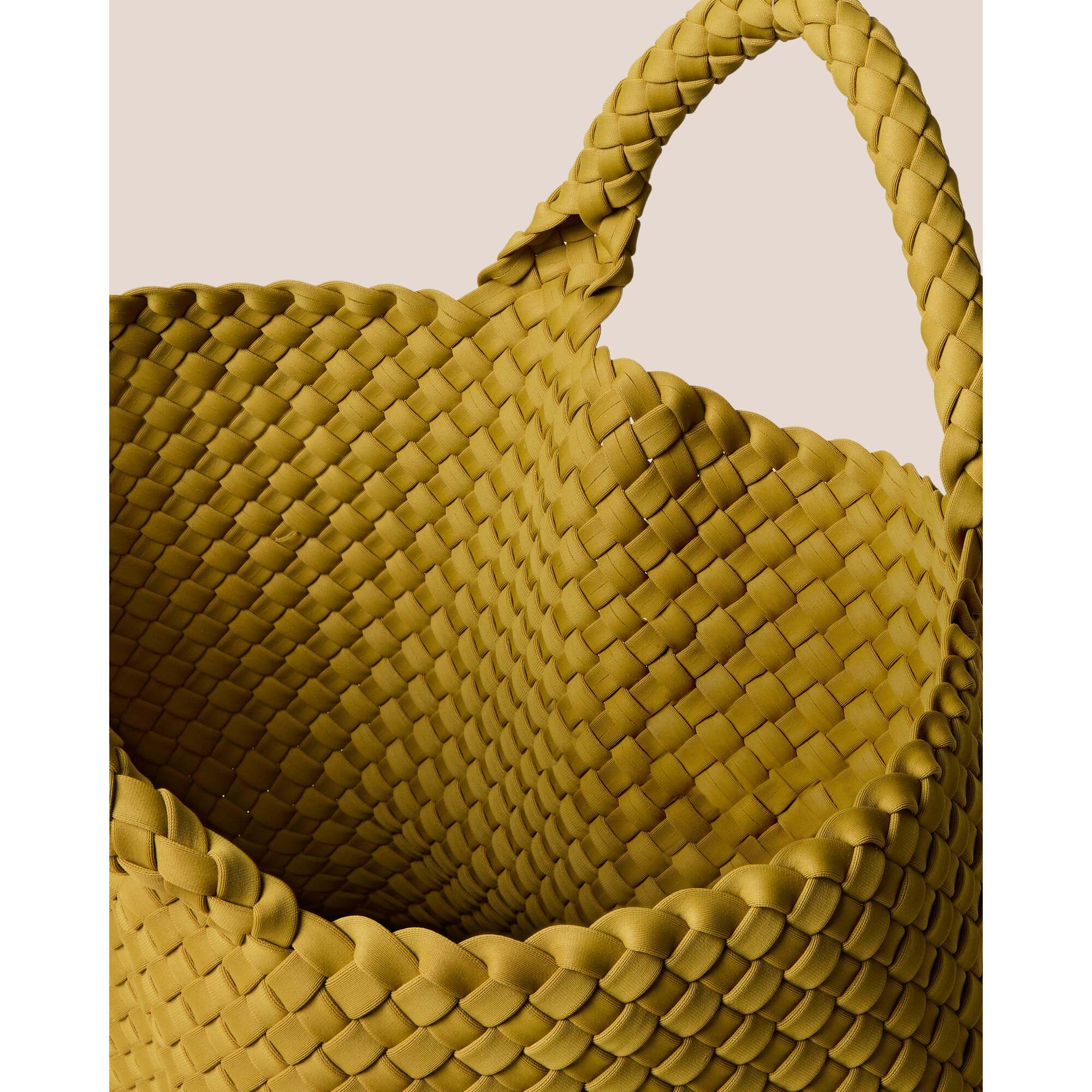 [NAGHEDI] St. Barths スモール ウーブンバッグ Chartreuse St. Barths Small Tote | Chartreuse