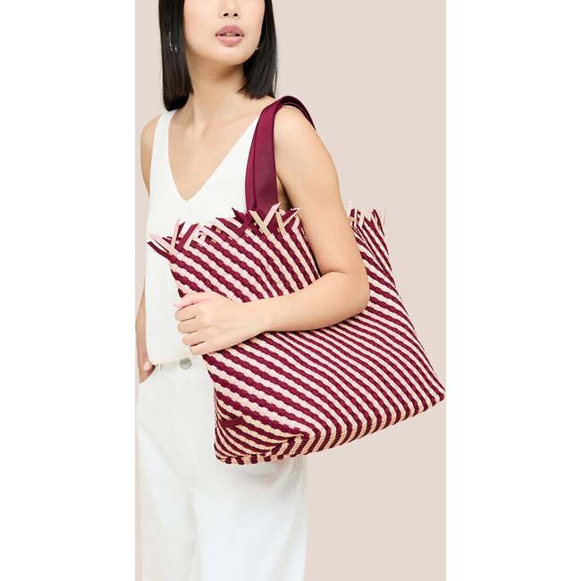 Women's Havana Large Handwoven Tote Striped, Jaipur - OS - Bags - 5