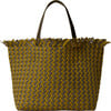 Women's Havana Hand-Woven Neoprene Magnetic Snap Large Tote, Palma - Bags - 1 - thumbnail