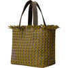 Women's Havana Hand-Woven Neoprene Magnetic Snap Medium Tote, Palma - Bags - 2