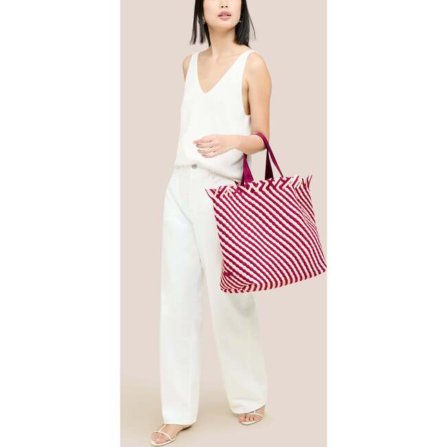 Women's Havana Large Handwoven Tote Striped, Jaipur - OS - Bags - 6