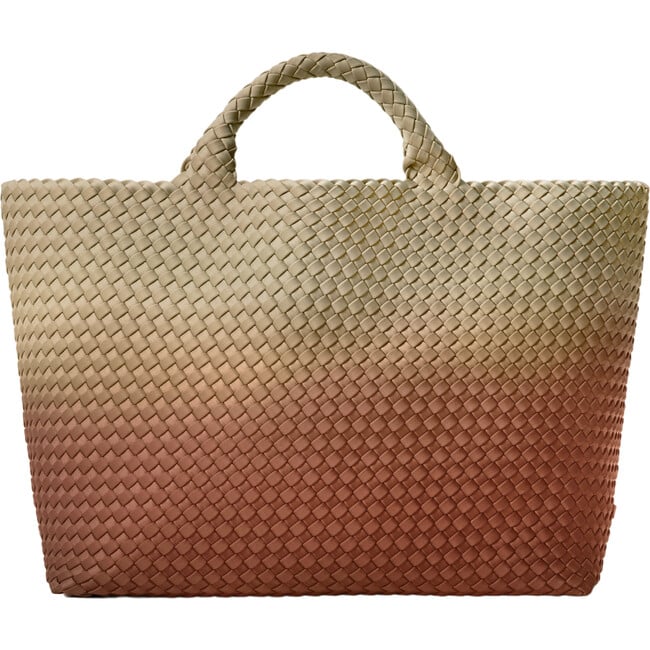 Women's St. Barths Dip-Dyed Hand-Woven Neoprene Large Tote, Java