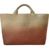 Women's St. Barths Dip-Dyed Hand-Woven Neoprene Large Tote, Java - Bags - 1 - thumbnail