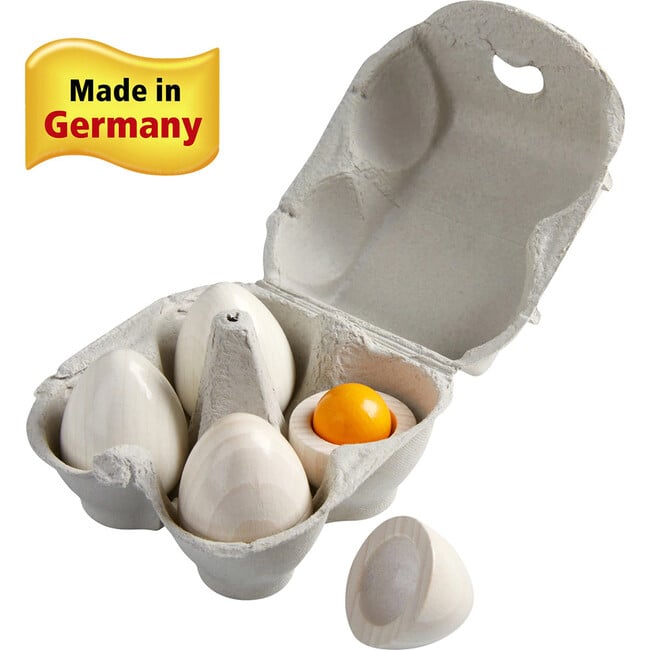 Wooden Eggs with Removable Yolk Play Food - Play Food - 6