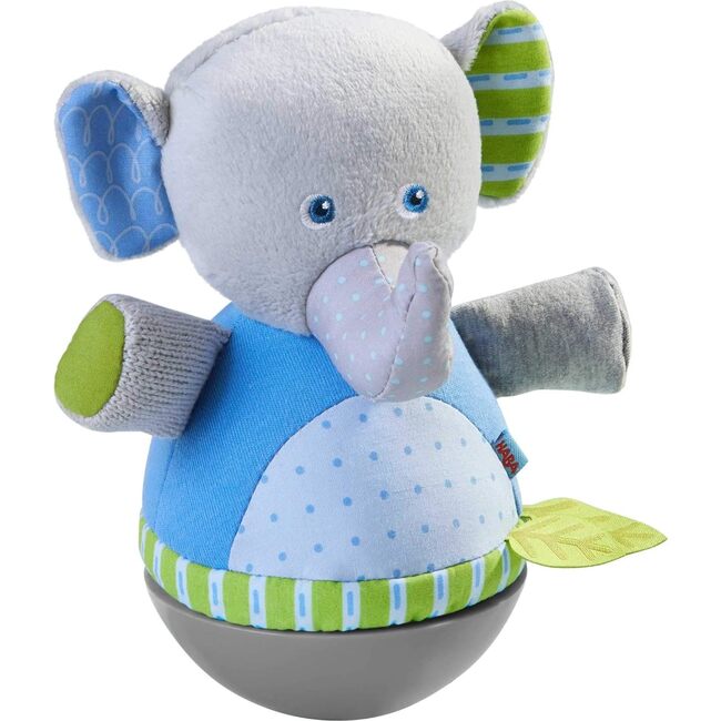 Roly Poly Elephant Wobbling Soft Baby Toy - Developmental Toys - 1