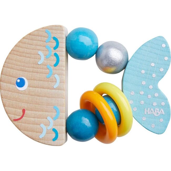 Rattlefish Wooden Baby Rattle