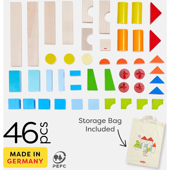 Colored Building Blocks 46 Pc Set - Blocks - 2