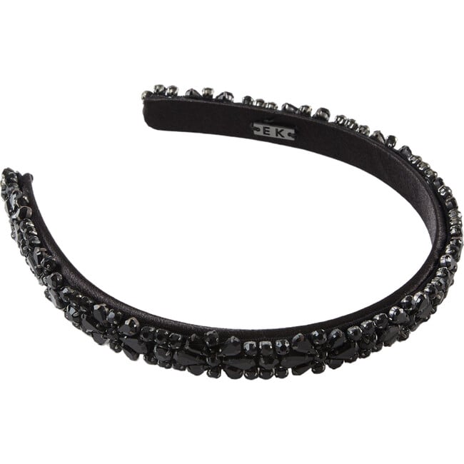 Women's Gala Headband, Jet Black - Hair Accessories - 1