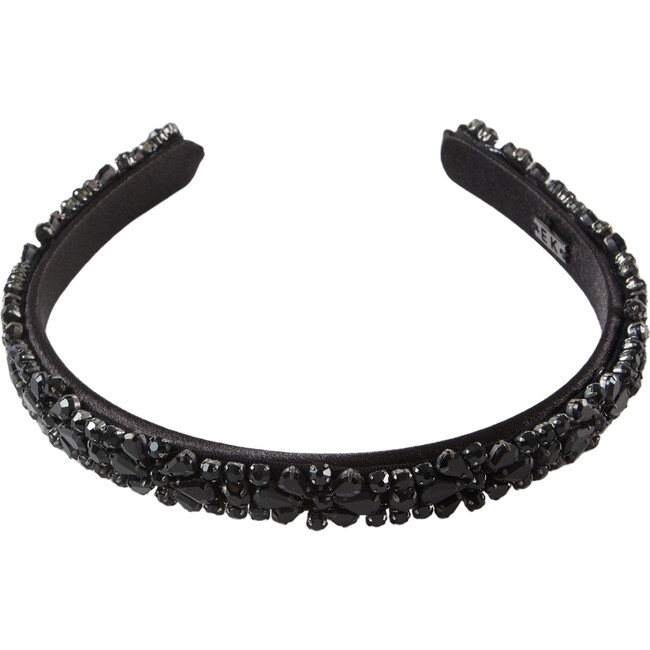 Women's Gala Headband, Jet Black - Hair Accessories - 2