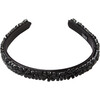 Women's Gala Headband, Jet Black - Hair Accessories - 2