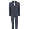 5pc Peak Lapel Tuxedo, Steel Blue - Suits & Separates - 1 - thumbnail