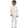 5pc Peak Lapel Tuxedo, Ivory - Suits & Separates - 2