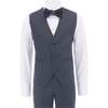 5pc Peak Lapel Tuxedo, Steel Blue - Suits & Separates - 6