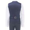 5pc Peak Lapel Tuxedo, Steel Blue - Suits & Separates - 7