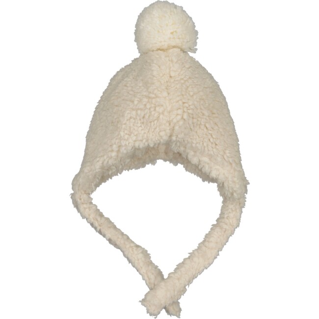 Fuzzy Hat, Cream - Hats - 1