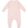 Babys Angel Wings Long Sleeve Button Shoulder Onesie, Blush - Onesies - 5