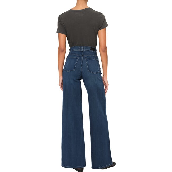 Women's Hepburn Vintage High Rise 32'' Wide-Leg Jeans, Stream - Jeans - 2