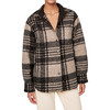 Women's Faye Plaid Long Sleeve Relaxed Fit Button-Down Shirt , Fuzzy - Shirts - 1 - thumbnail