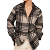 Women's Faye Plaid Long Sleeve Relaxed Fit Button-Down Shirt , Fuzzy - Shirts - 2