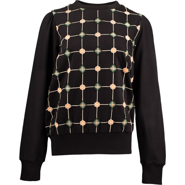 Women's Millard Knit Fabric Long Sleeve Sweatshirt, Harvest