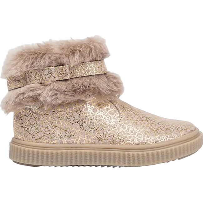 Furry Friends Boot, Gold