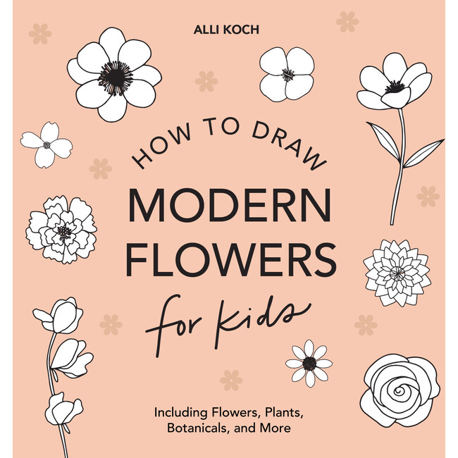 How to Draw Modern Flowers For Kids