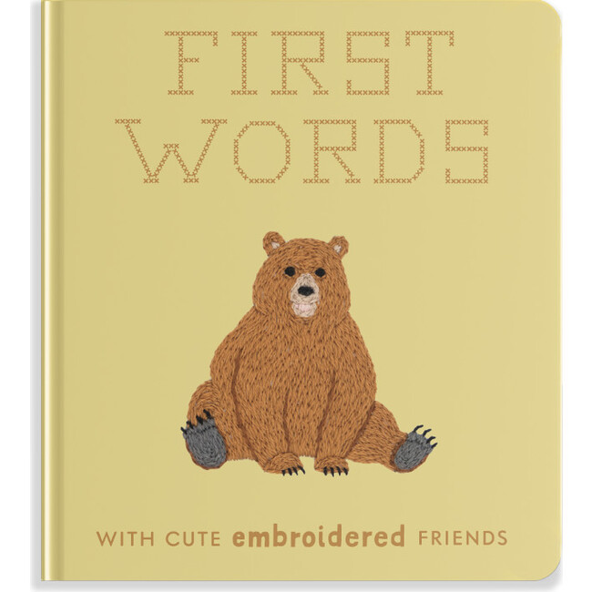 First Words with Cute Embroidered Friends - Books - 1