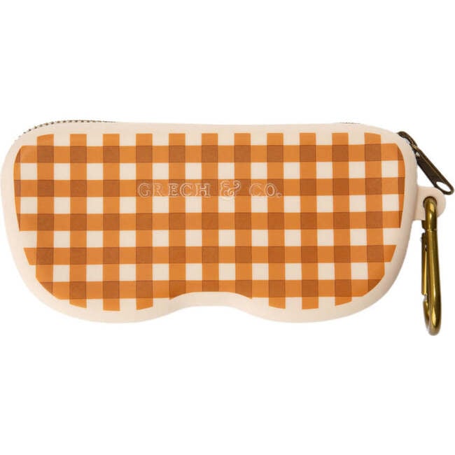 Zip-N-Go Silicon Sunglass Case, Sienna Gingham - Sunglasses - 1