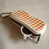 Zip-N-Go Silicon Sunglass Case, Sienna Gingham - Sunglasses - 2