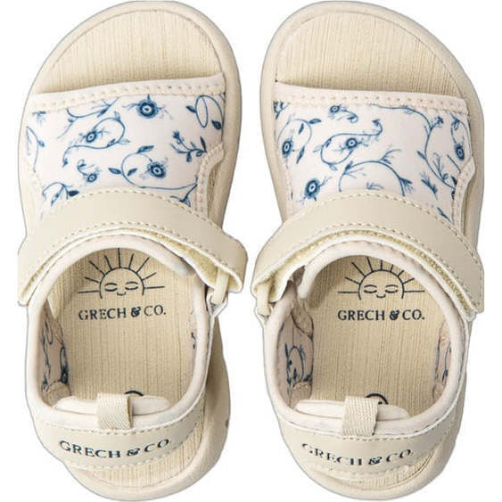 Ultra-Lightweight Velcro Strap Play Sandal, Scandi Floral