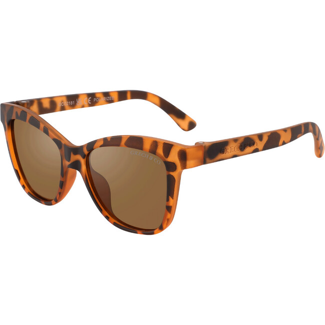 Teens Iconic Wayfarer Polarized Sunglasses, Tortoise - Sunglasses - 2