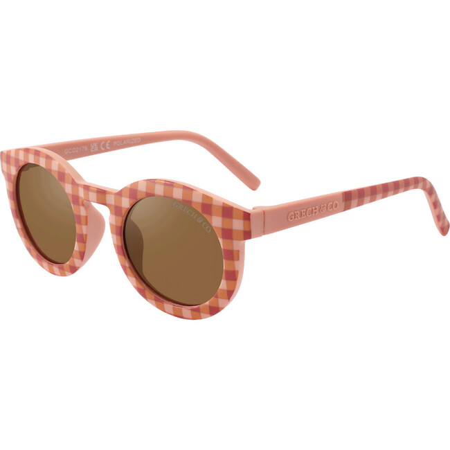 Teens Classic Bendable & Polarized Sunglasses, Sunset Gingham - Sunglasses - 2