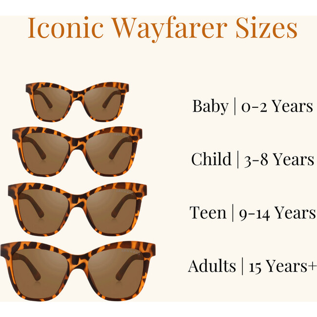 Teens Iconic Wayfarer Polarized Sunglasses, Tortoise - Sunglasses - 5