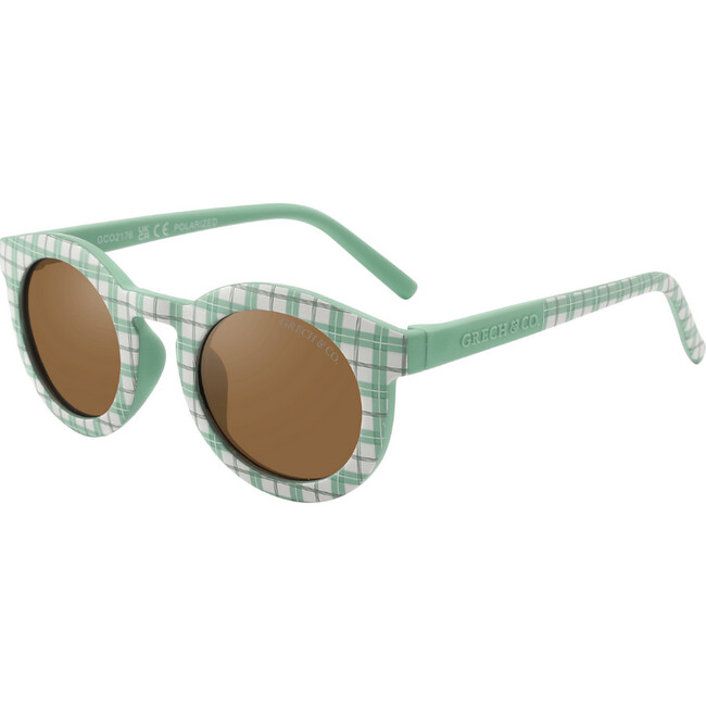 Teens Classic Bendable & Polarized Sunglasses, Fern Plaid - Sunglasses - 1