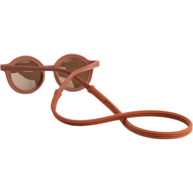 Silicon Strap For Sunglasses, Cinnamon - Sunglasses - 2