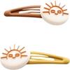 Minimalist Snap Clips, Sun (Set of 2) - Hair Accessories - 1 - thumbnail