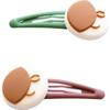 Minimalist Snap Clips, Moon (Set of 2) - Hair Accessories - 1 - thumbnail