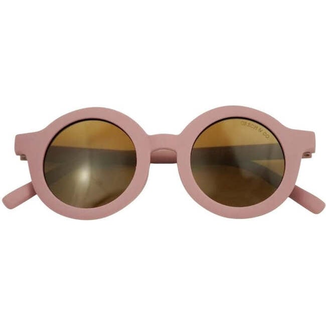 Kids Original Round Bendable & Polarized Sunglasses, Mauve Rose