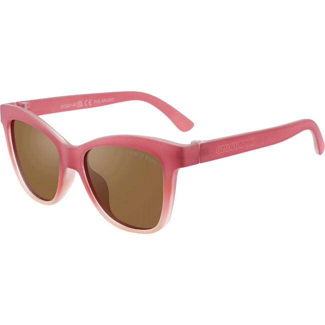 Kids Iconic Wayfarer Polarized Sunglasses, Heather Rose Ombre - Sunglasses - 2