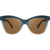 Kids Iconic Wayfarer Polarized Sunglasses, Desert Teal Ombre - Sunglasses - 1 - thumbnail