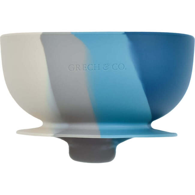 Color Splash Collection Suction Silicone Bowl, Desert Teal Ombre - Tableware - 2